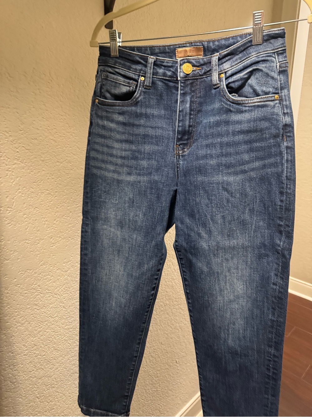 Kut from the Kloth Dark Blue Cropped Straight Jeans